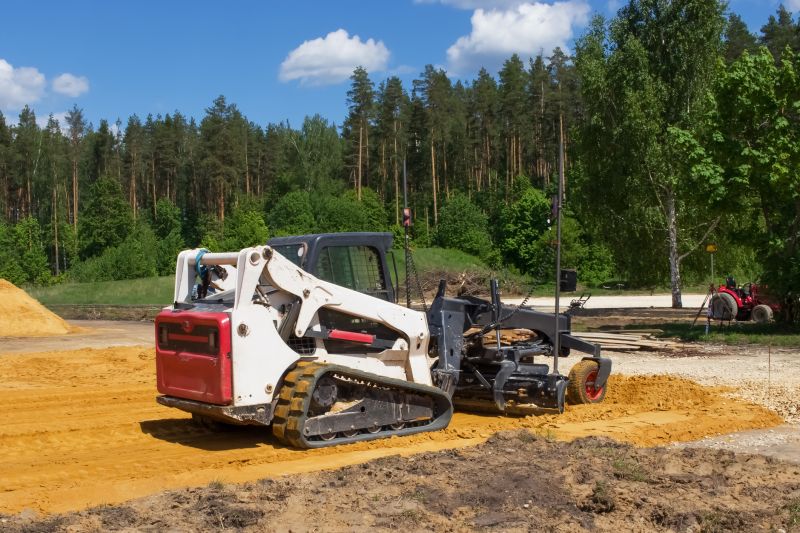 Bulldozer Land Grading